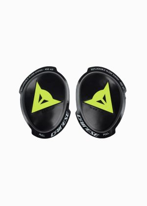 Sliders Genoux Moto Dainese RSS 4.0 Noir/Jaune Fluo